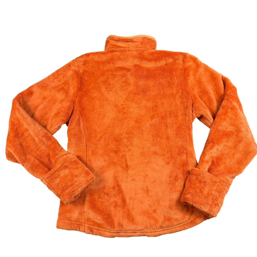 North Face Osito Fleece Pullover Womens‎ Small Orange Gorpcore Teddy Sherpa Cozy - Picture 2 of 6